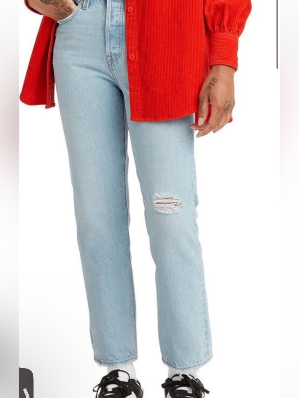 Levi's wedgie straight Light Blue Straight Leg Jeans